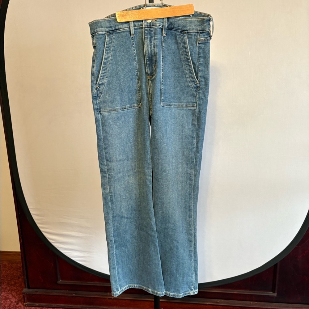 LOFT Women's Blue Ankle & Cropped Jeans